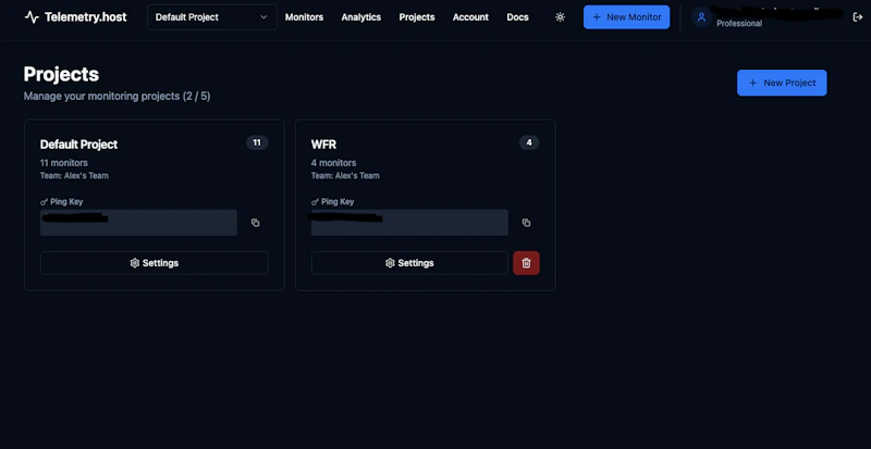 Telemetry.host screenshot 3