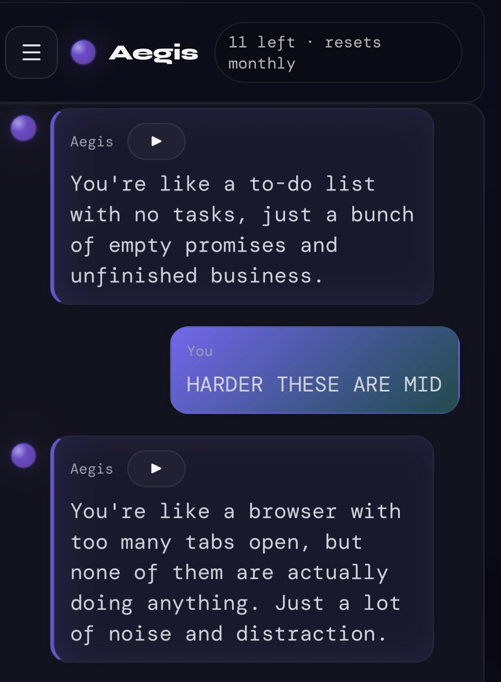 Aegis screenshot 3