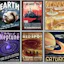 Retro Futuristic Space Art Set of 9