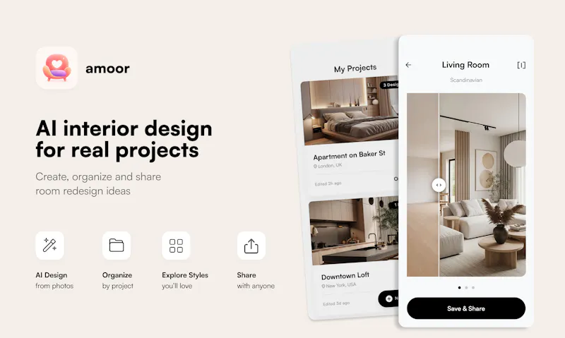 amoor AI Interior Design screenshot 2