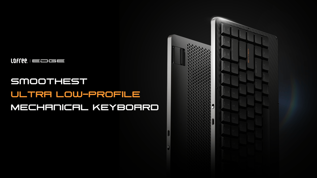 Bordero - Teclado mecánico de perfil ultra bajo más suave media 1