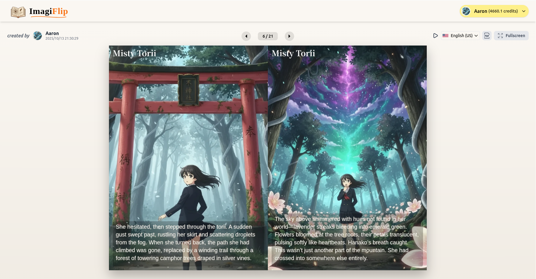 ImagiFlip – AI Story Generator&Flipbook gallery image
