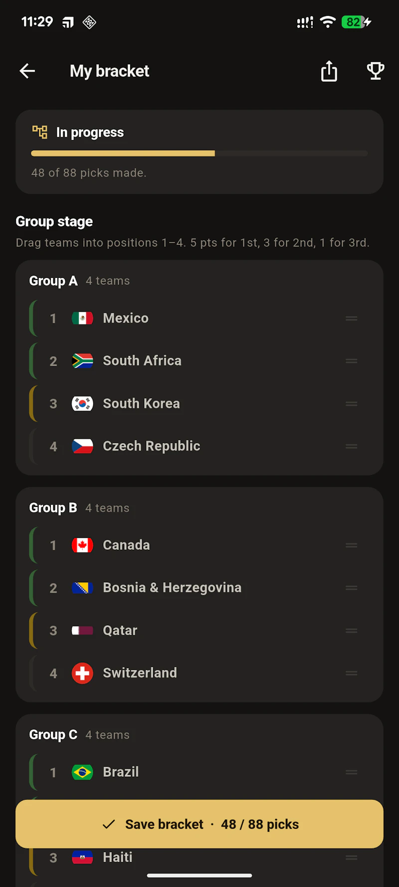 FootballMojo screenshot 2