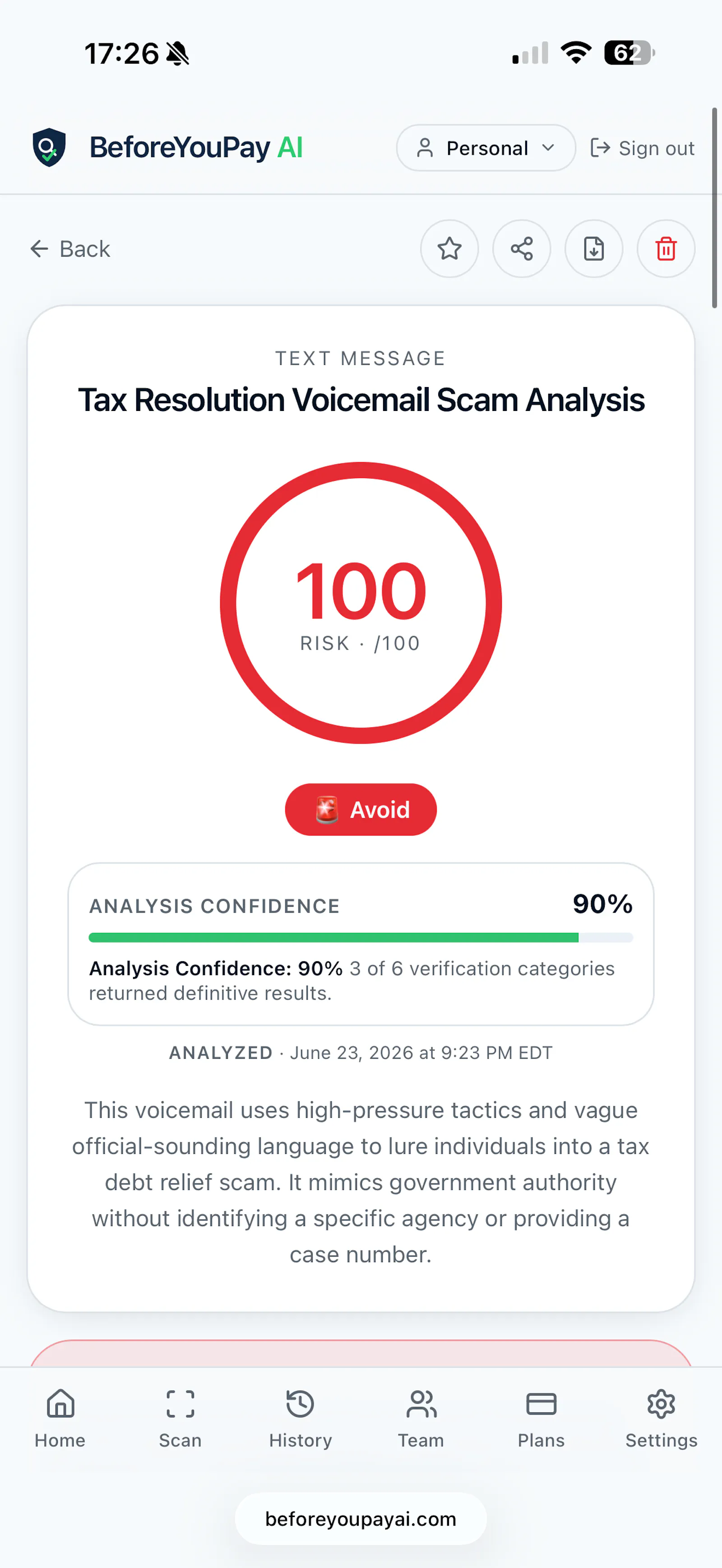 BeforeYouPay AI screenshot 3