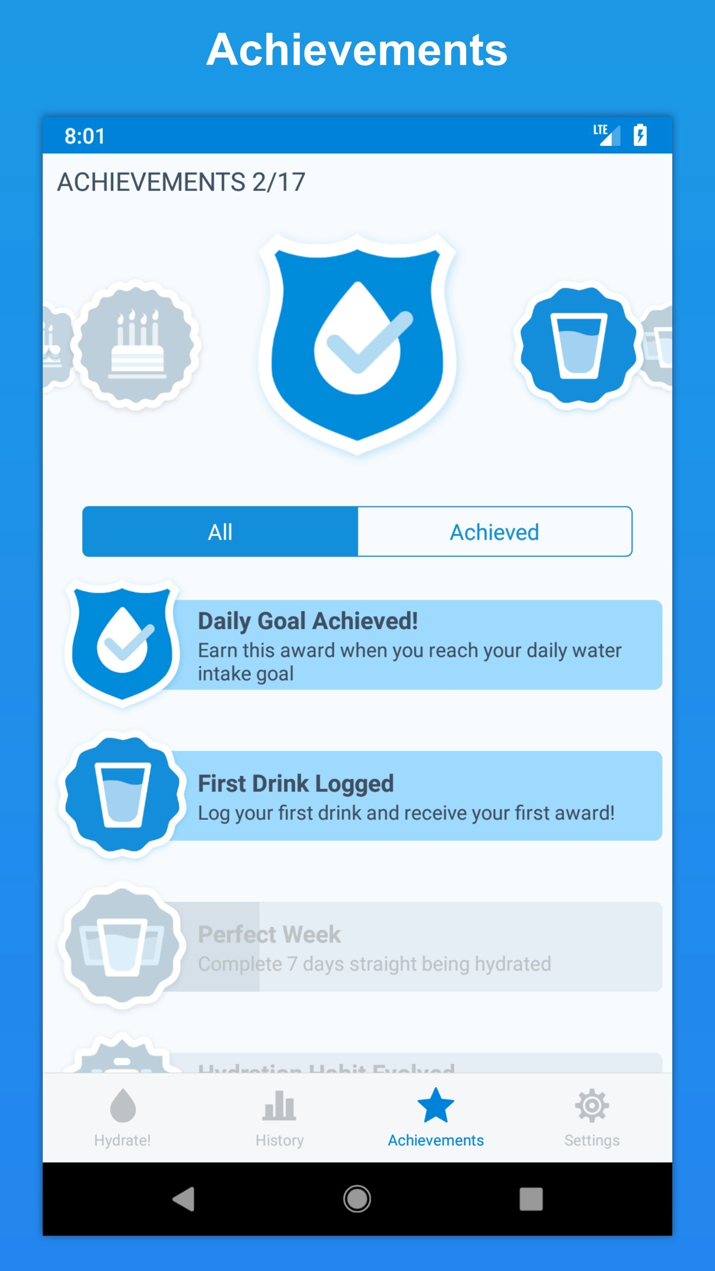 💧WaterMinder for Android gallery image