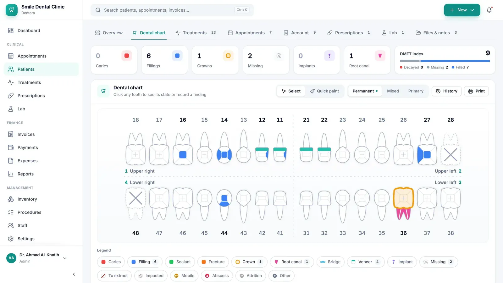 Dentora screenshot 3