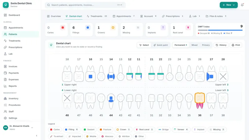 Dentora screenshot 3