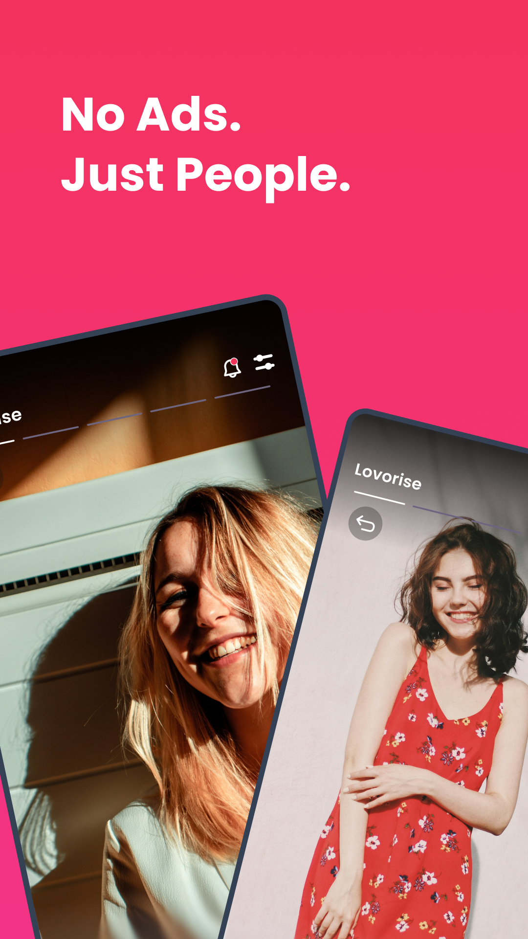 Lovorise App early stage - Screenshot 2 showing product features and functionality