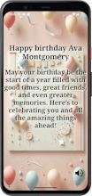Personalize Musical Android Birthday App gallery image