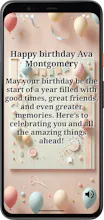 Personalize Musical Android Birthday App gallery image