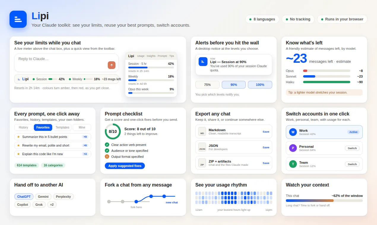 Lipi: Your AI companion gallery image