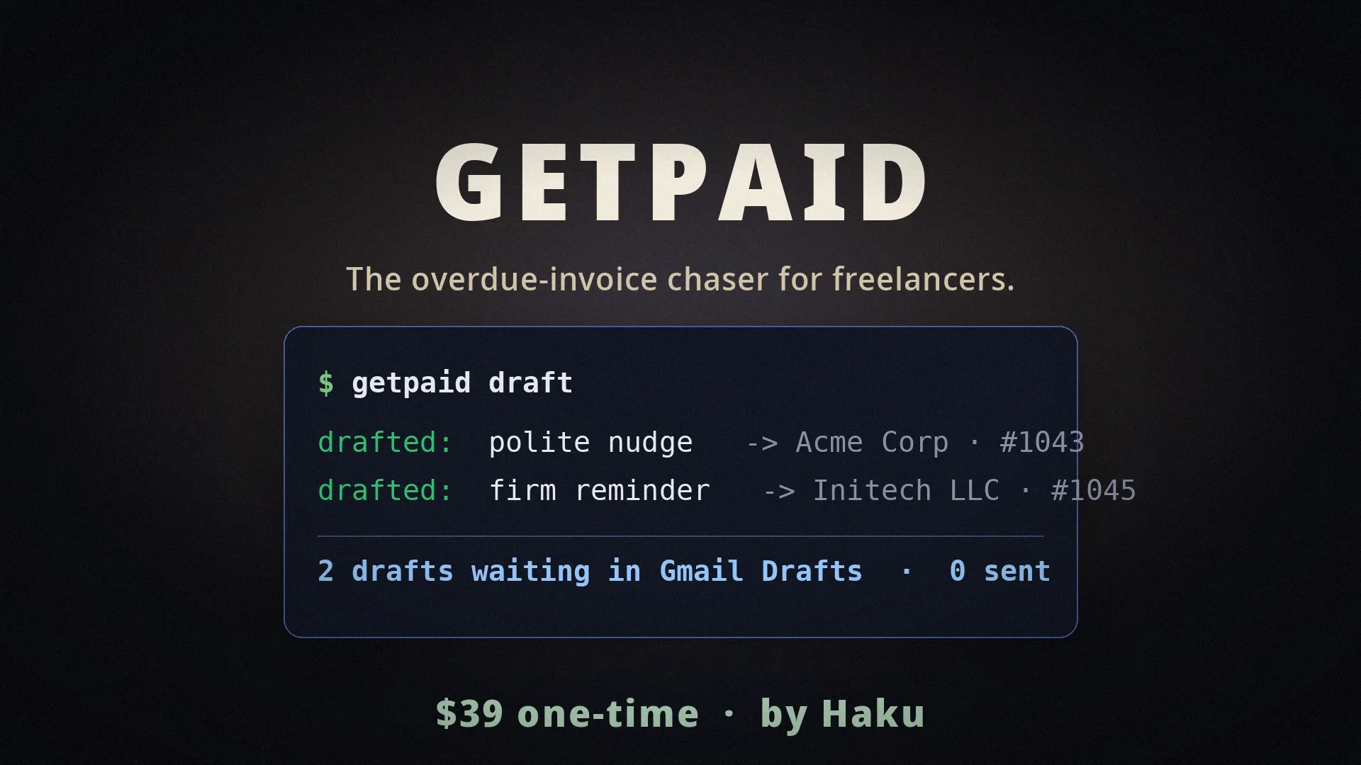 GetPaid — Overdue-Invoice Chaser logo