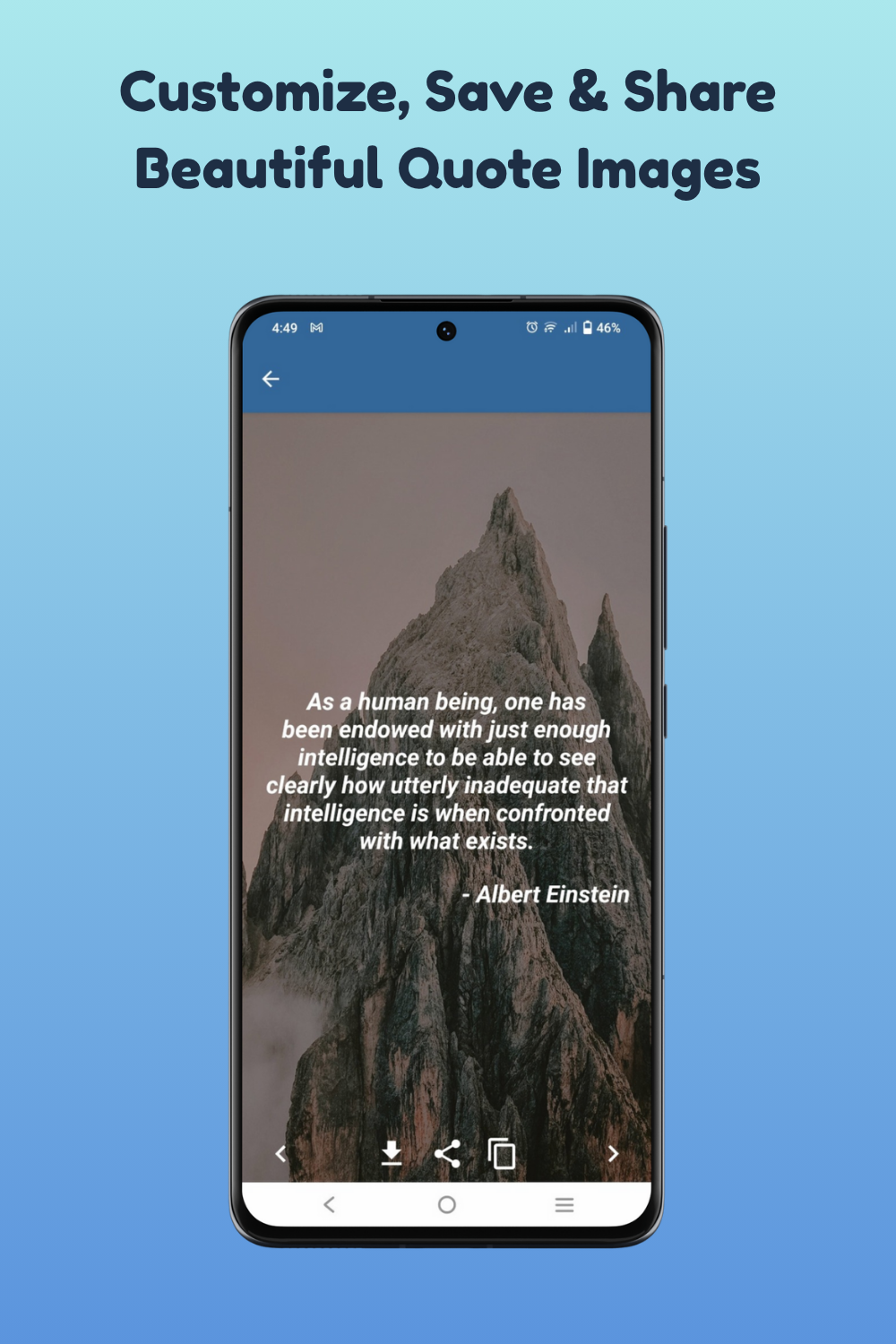 Word Wisdom - Famous Quotes - Screenshot 3 showing product features and functionality