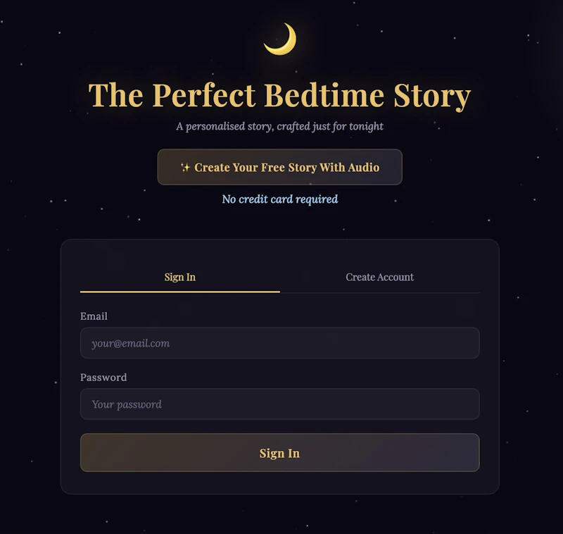 The Perfect Bedtime Story screenshot 1