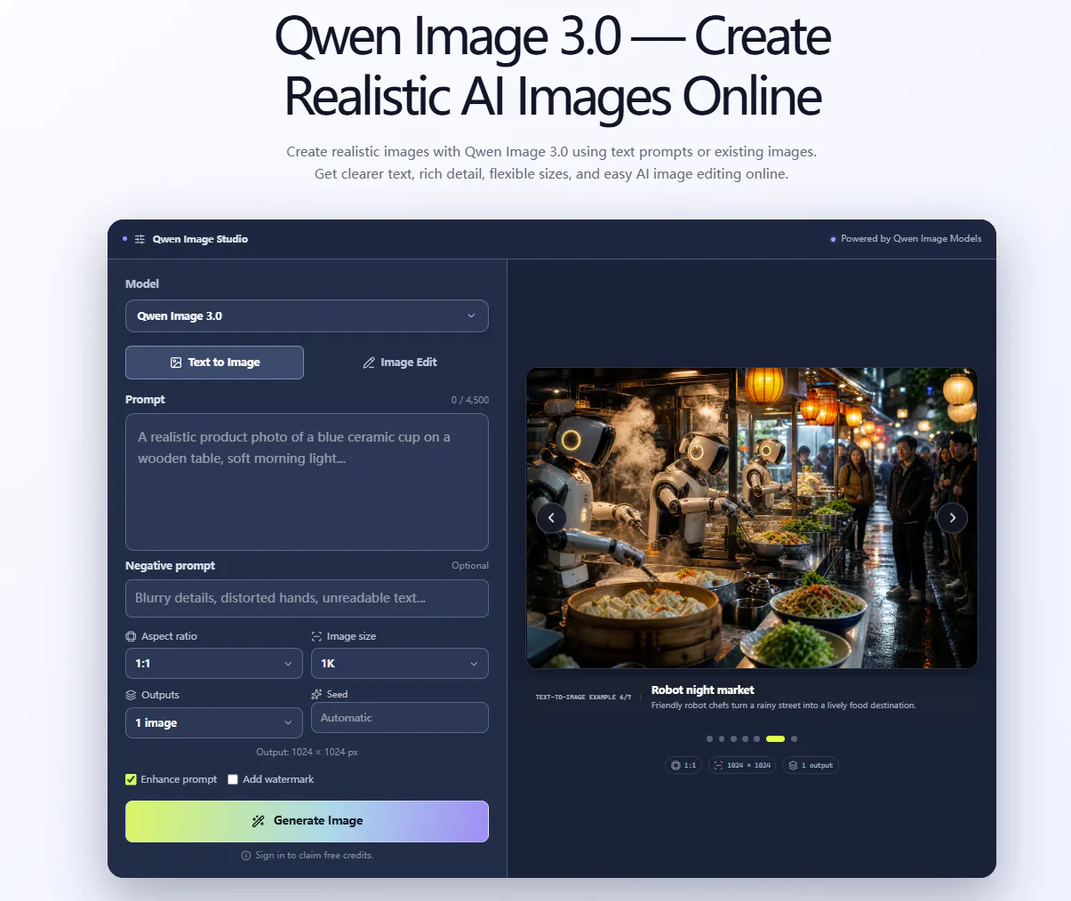 Qwen Image 3.0 gallery image