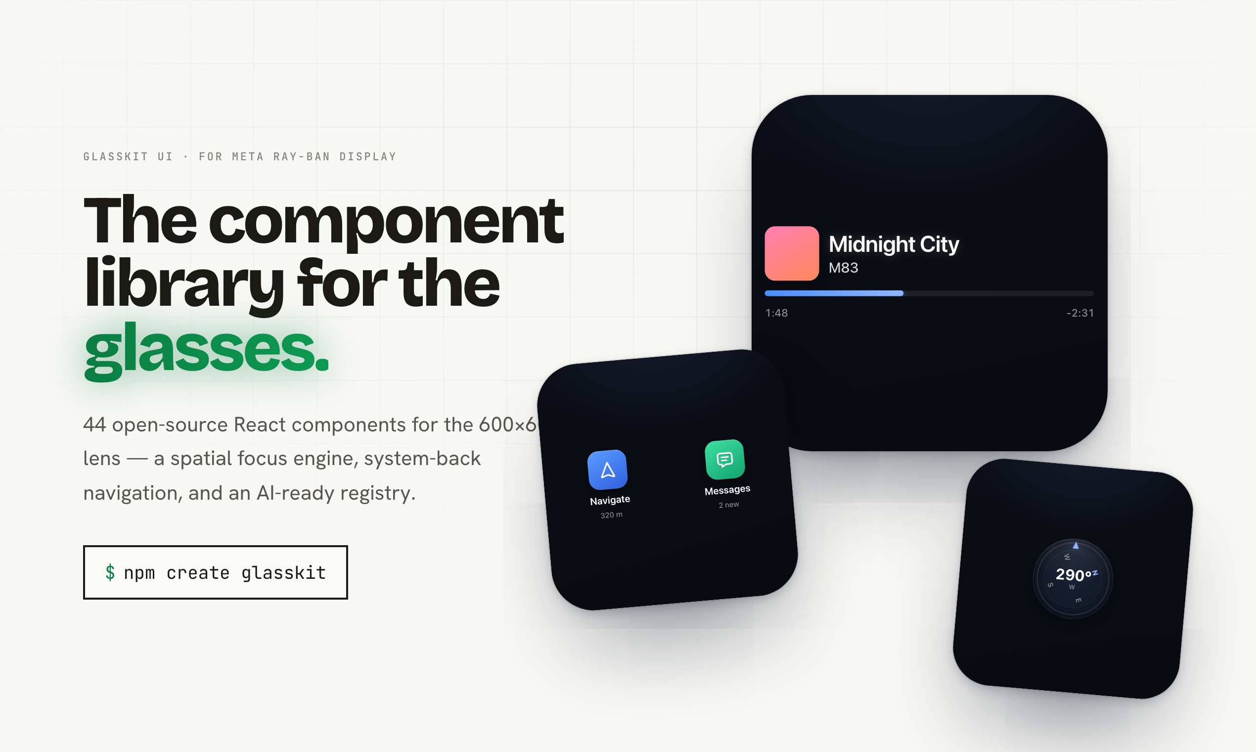 GlassKit UI gallery image