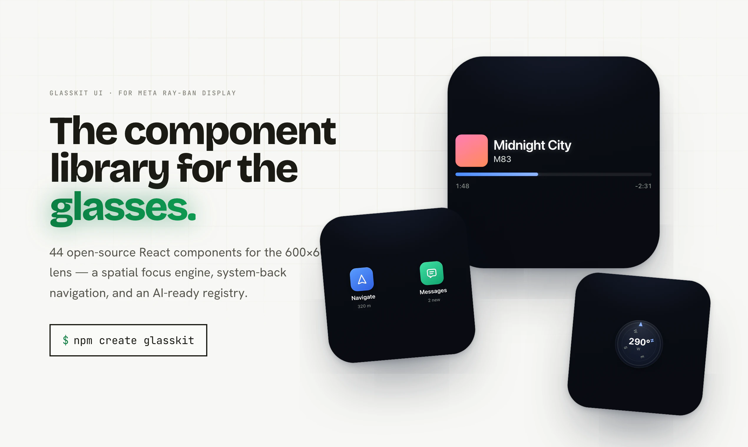 GlassKit UI screenshot 1