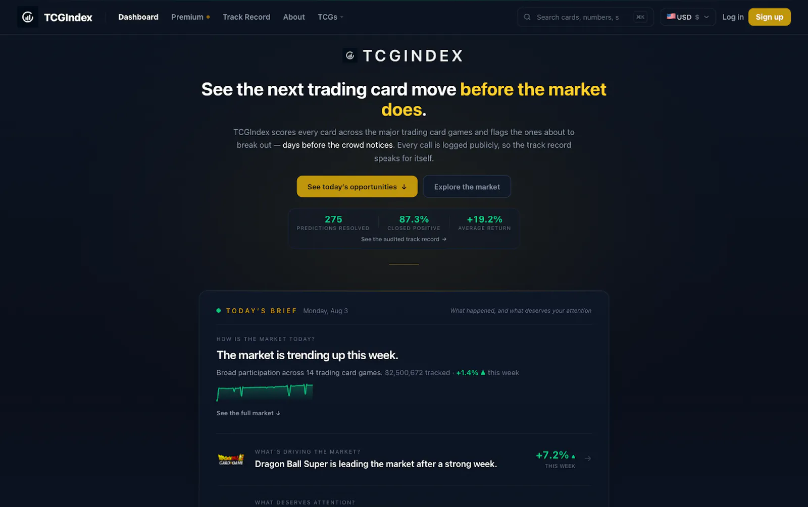 TCGIndex screenshot 1