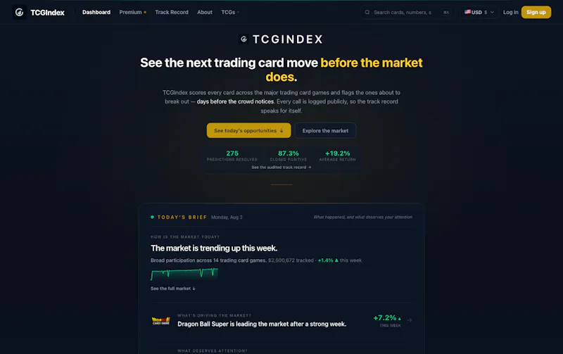 TCGIndex screenshot 1