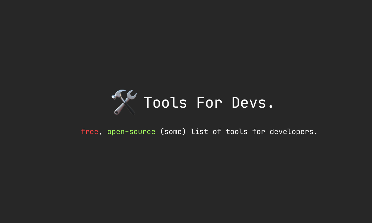 Tools For Devs gallery image