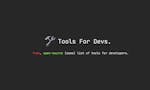 Tools For Devs image