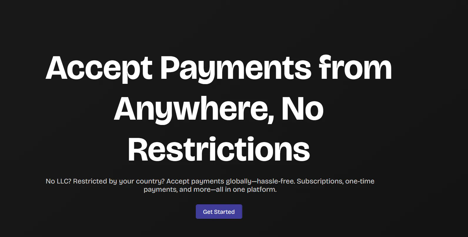 Accept payments without llc gallery image