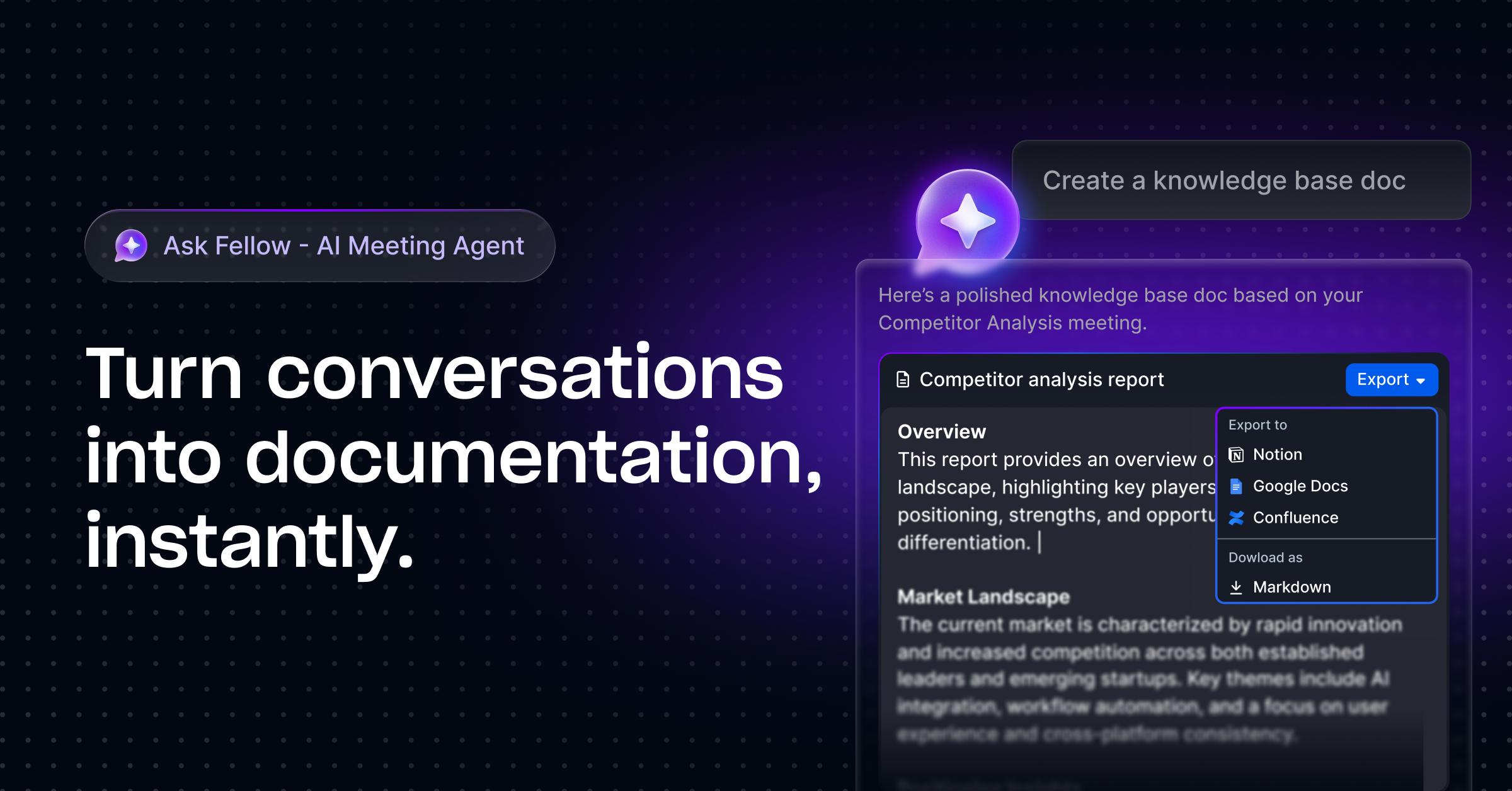 Ask Fellow - Screenshot 4 showing product features and functionality