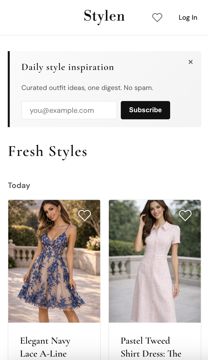Stylen - Screenshot 3 showing product features and functionality