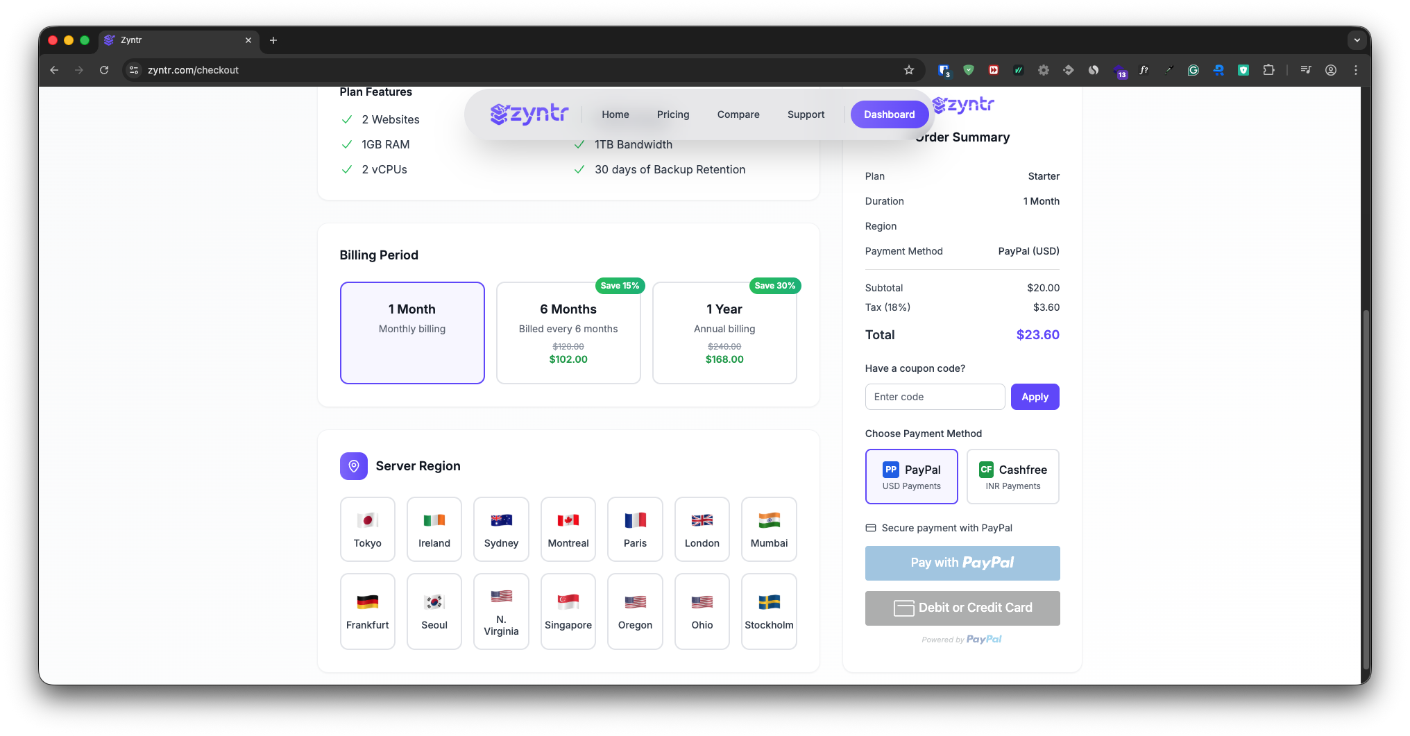 Zyntr - Screenshot 2 showing product features and functionality