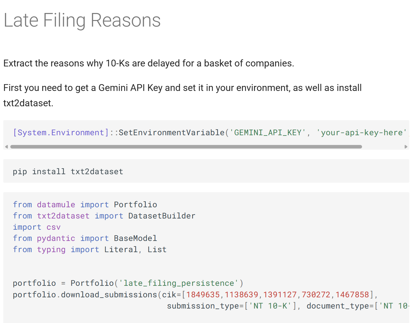 Datamule gallery image