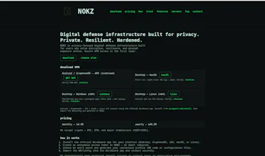 NOKZ Digital defense infrastructure gallery image