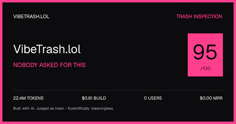 VibeTrash screenshot 1