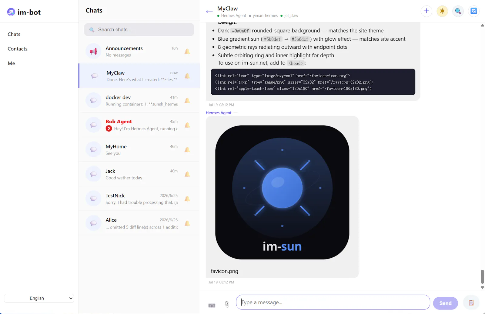im-bot screenshot 2