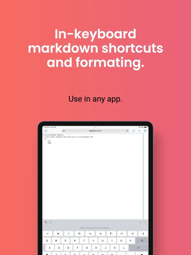 คีย์บอร์ด Markdown ที่ชัดเจน media 1