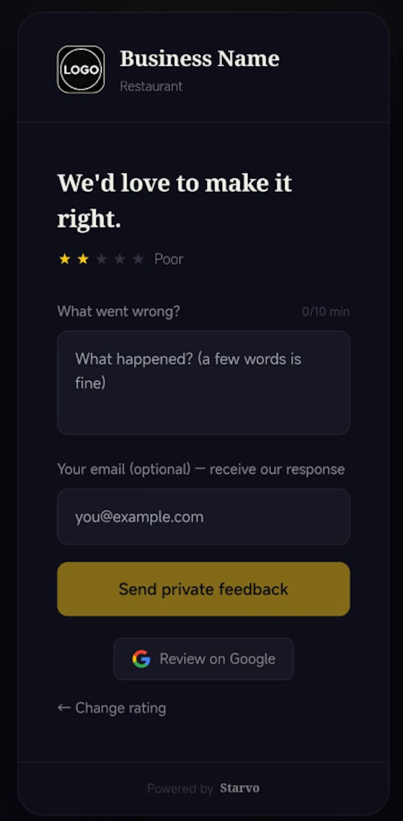 Starvo screenshot 4