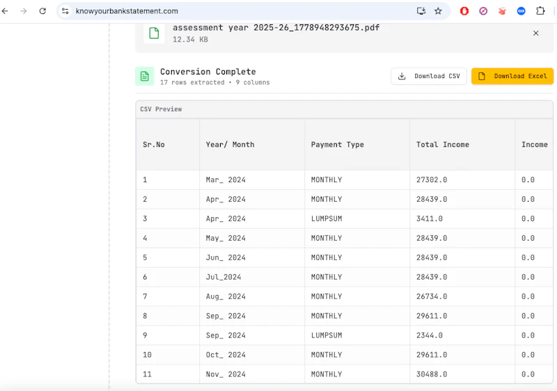 Know Your Bank Statement screenshot 2