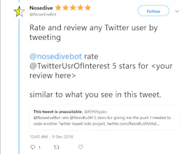 Nosedive Bot gallery image