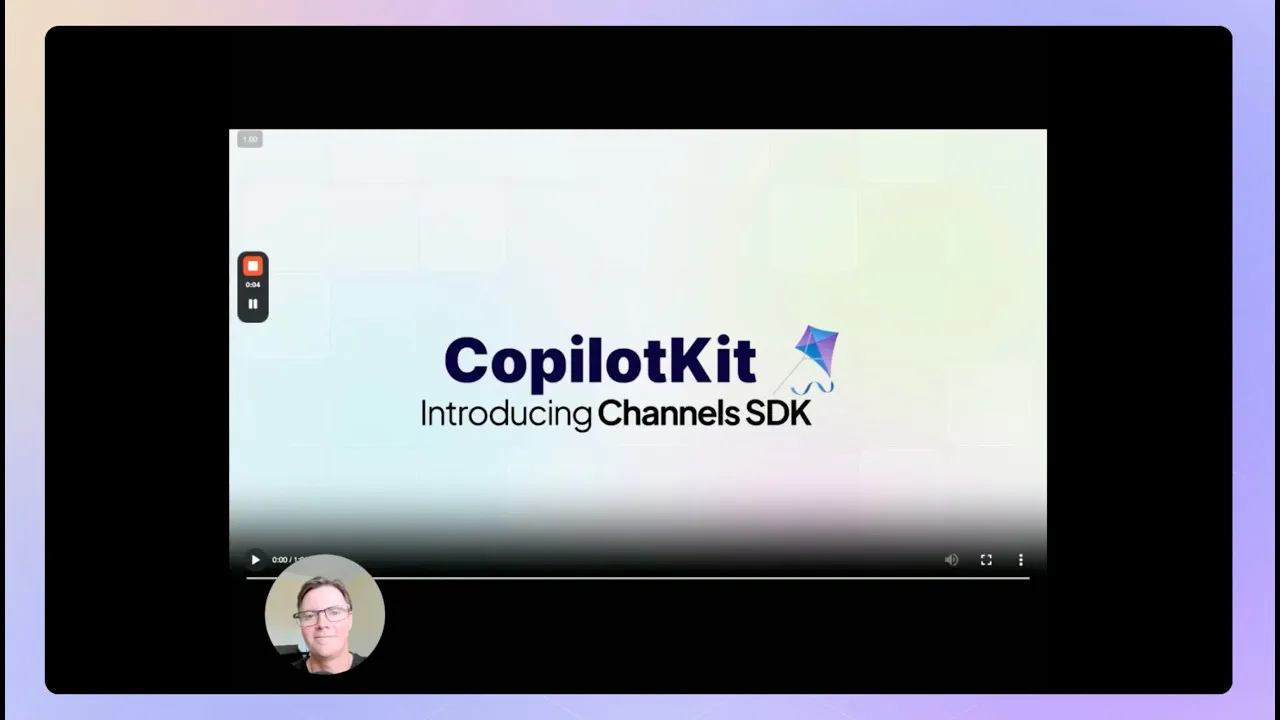 CopilotKit Channels SDK gallery image