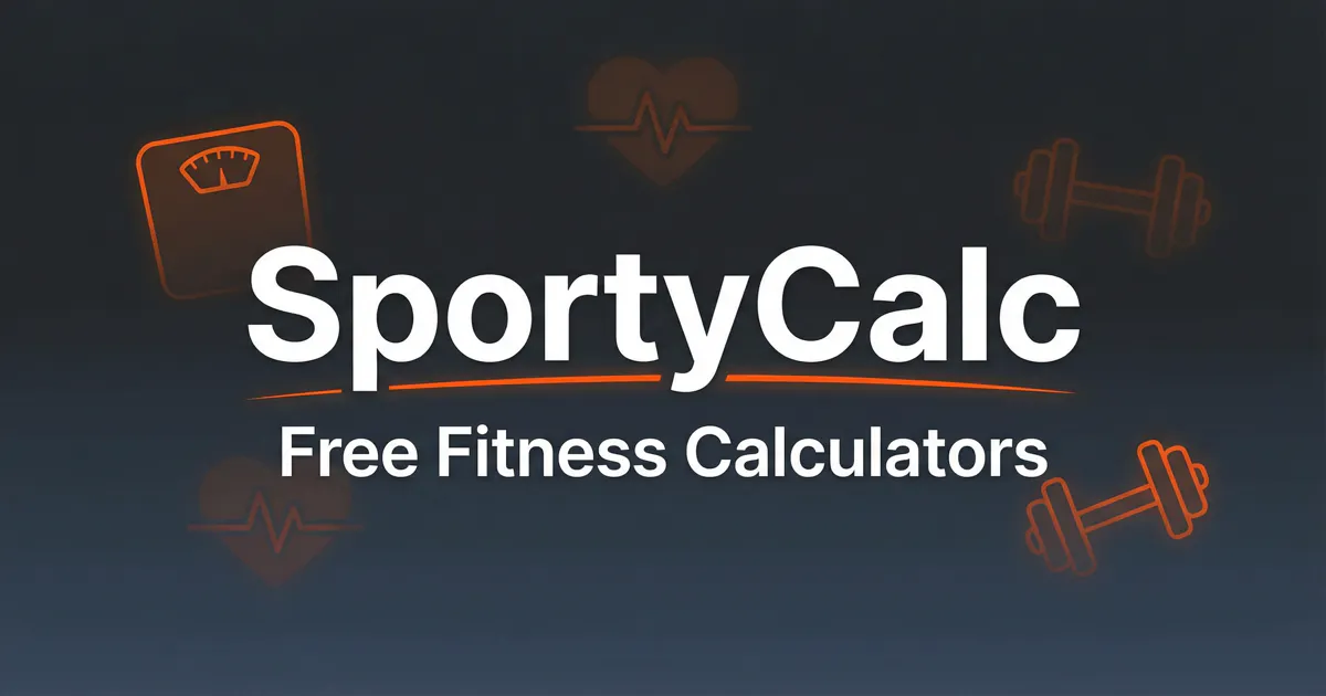 SportyCalc – Free Fitness Calculators product banner