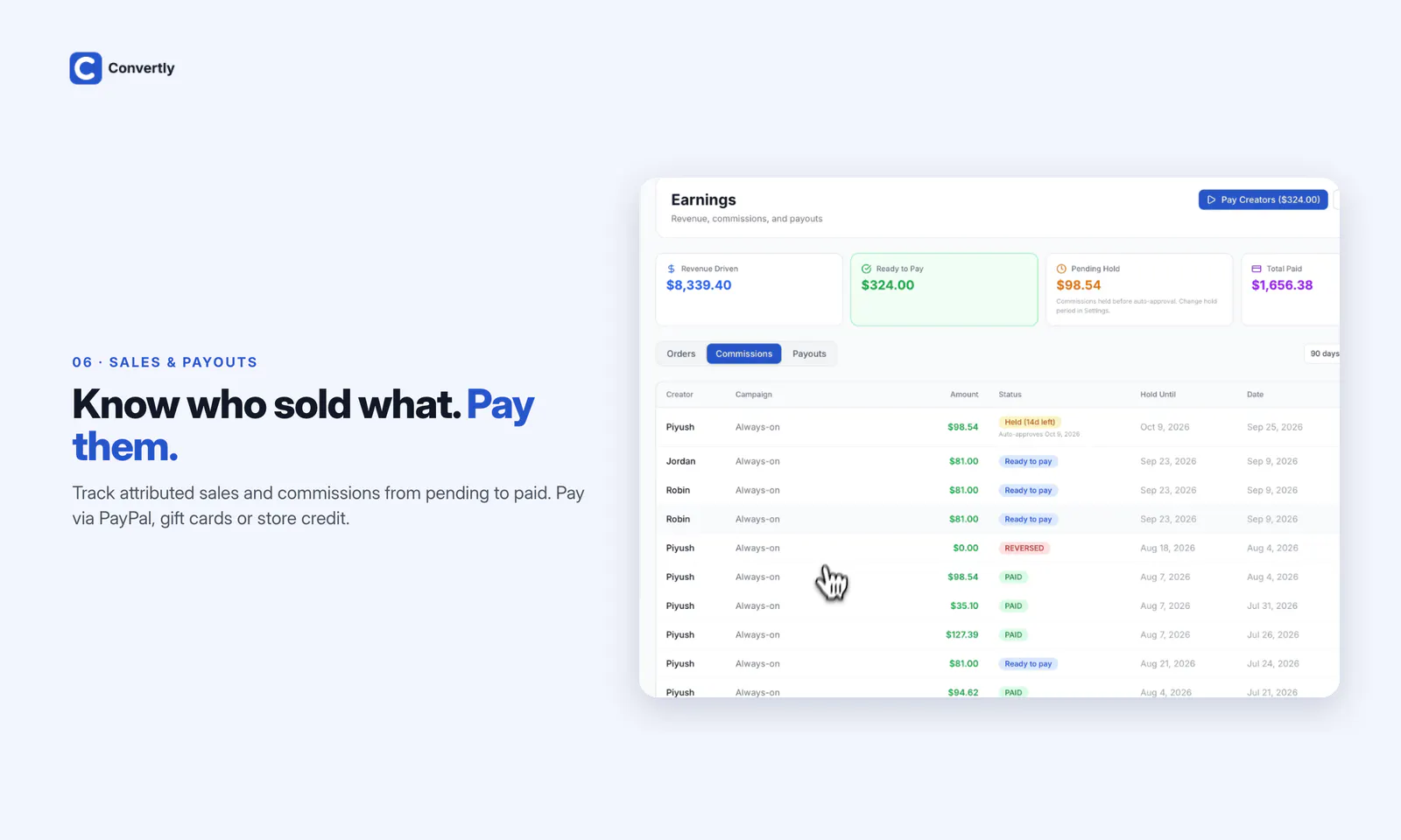 Convertly: Creator Program Software gallery image
