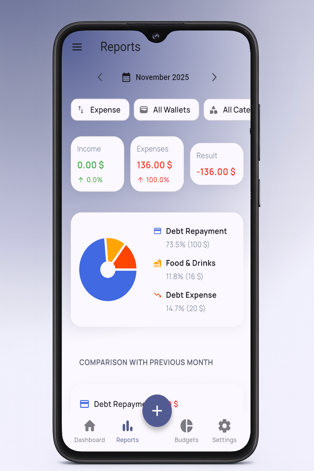 SmartBudgetPro — Offline Expense Tracker - Screenshot 2 showing product features and functionality