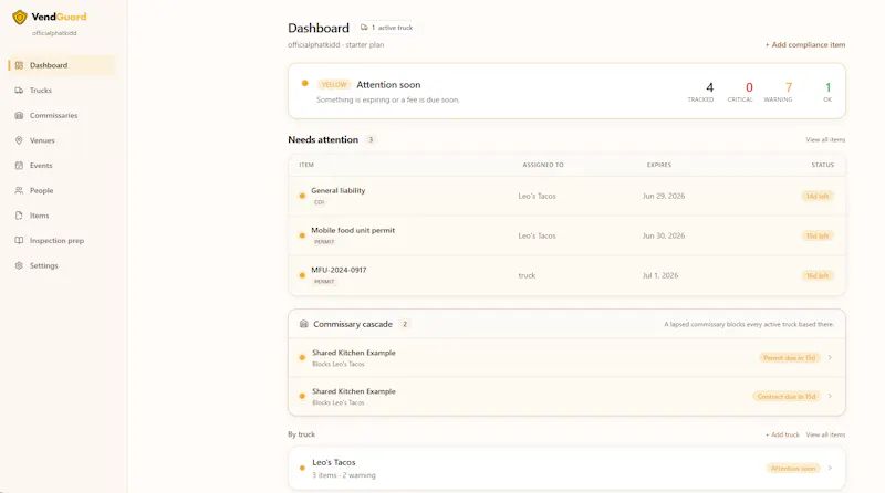 VendGuard screenshot 2