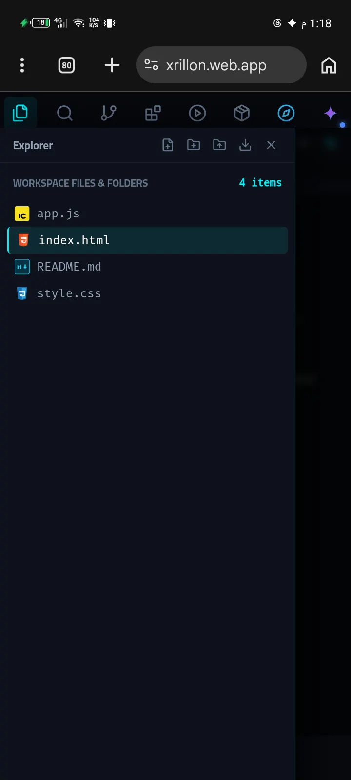 Xrillon IDE gallery image