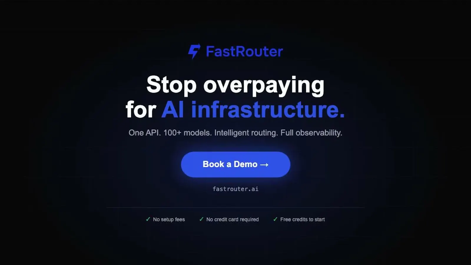 FastRouter.ai screenshot 1 (video preview)