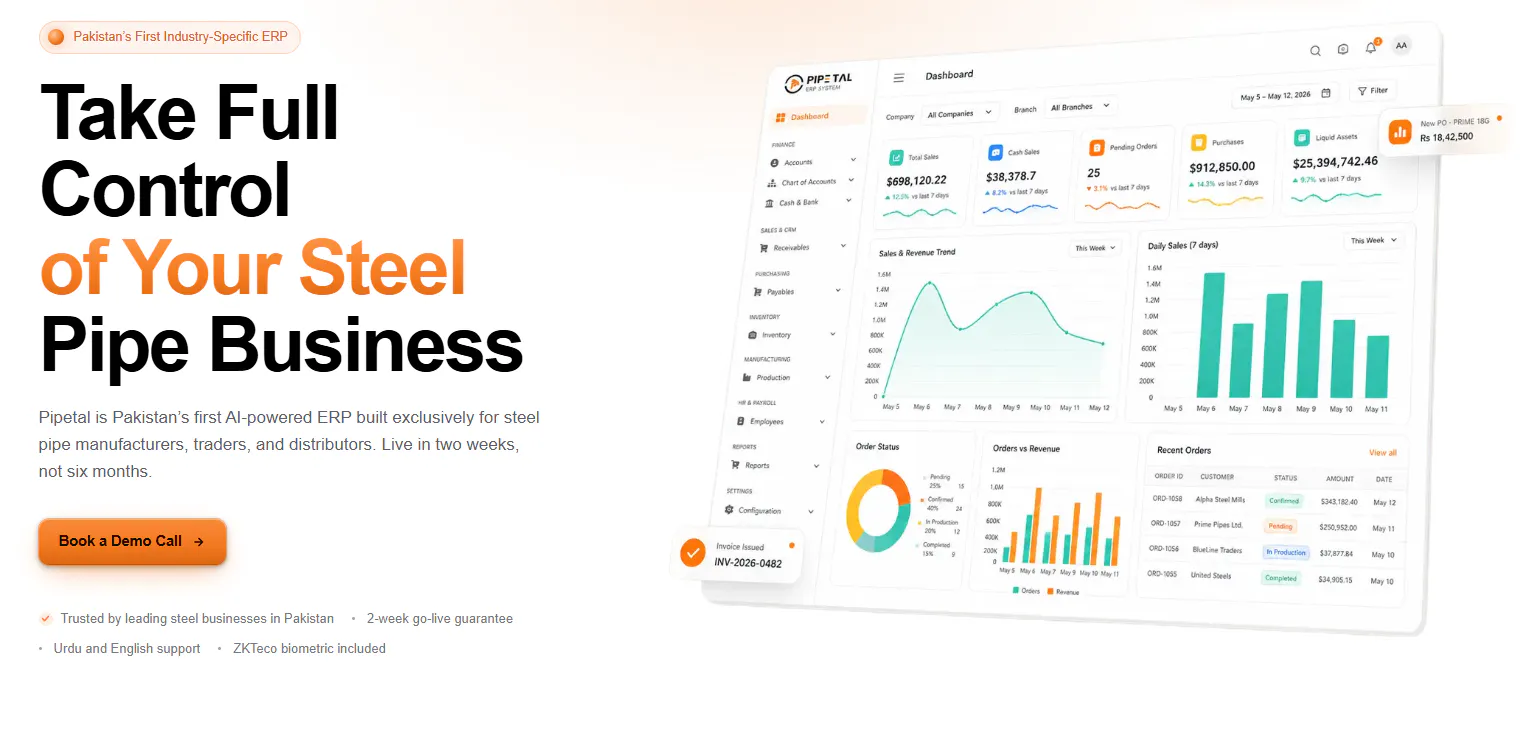 Pipetal ERP gallery image