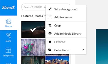 Stencil for WordPress gallery image