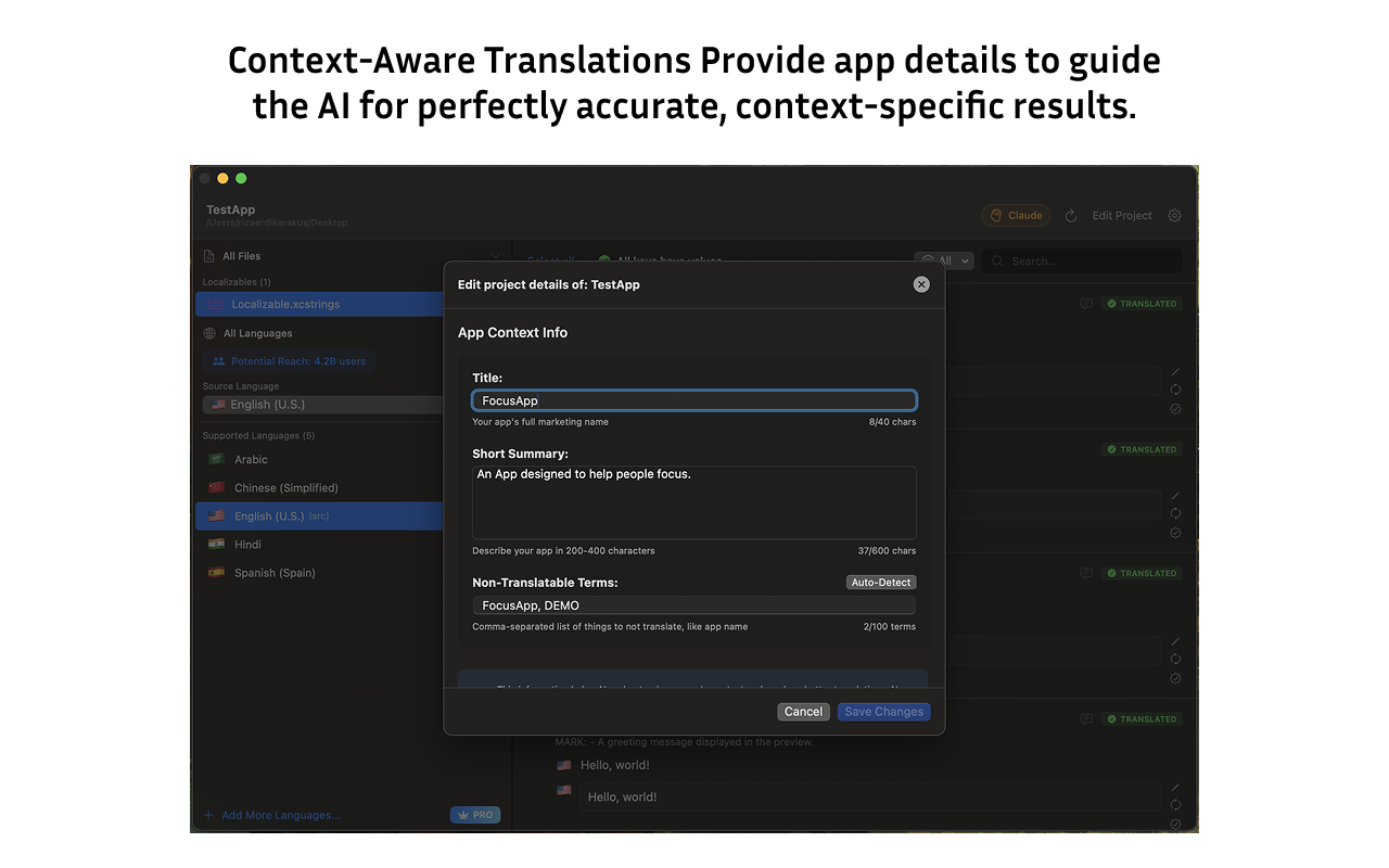 LocaleX - Screenshot 3 showing product features and functionality