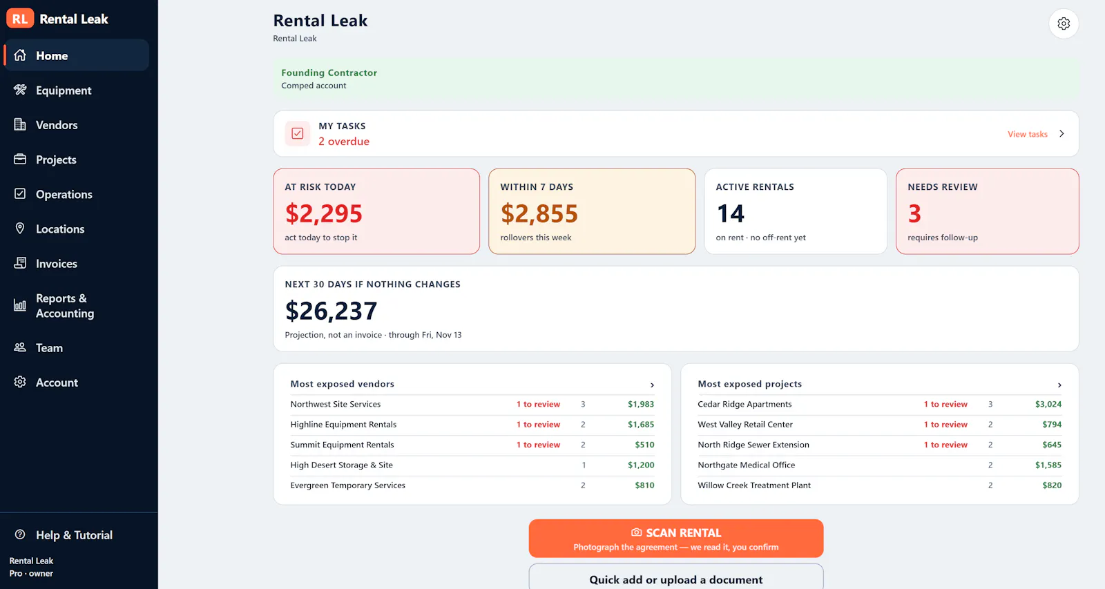 Rental Leak screenshot 2