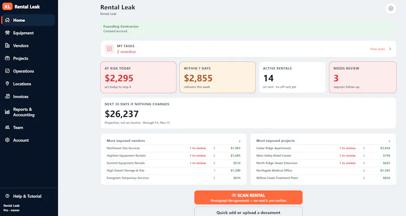Rental Leak screenshot 2