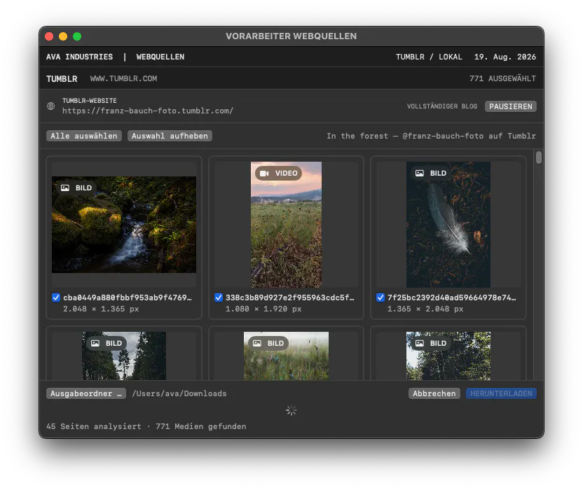 VORARBEITER screenshot